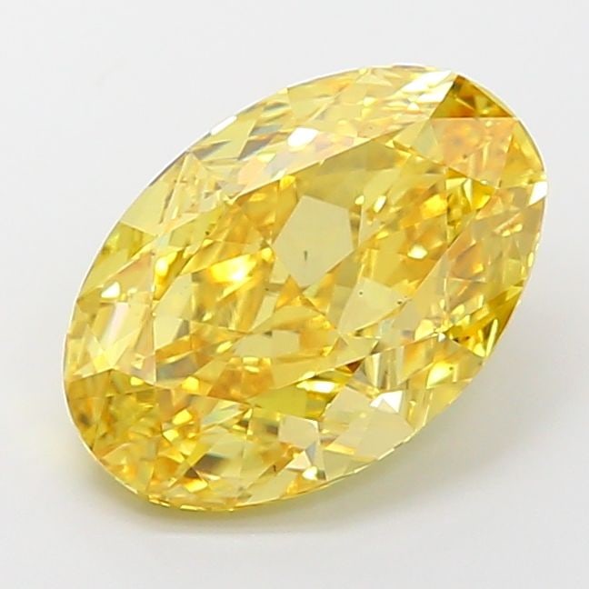 Loose Diamond - OVAL 5.0ct Fancy Vivid Yellow VS2 (1 of 1)