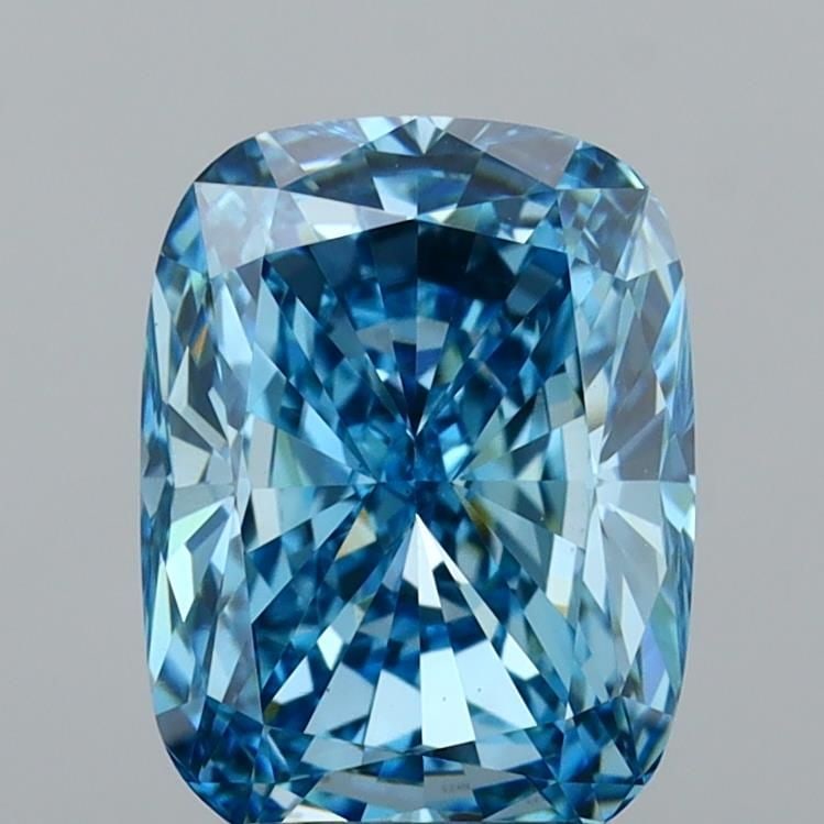 Loose Diamond - CUSHION MODIFIED 2.51ct Fancy Vivid Blue VS1 (1 of 1)
