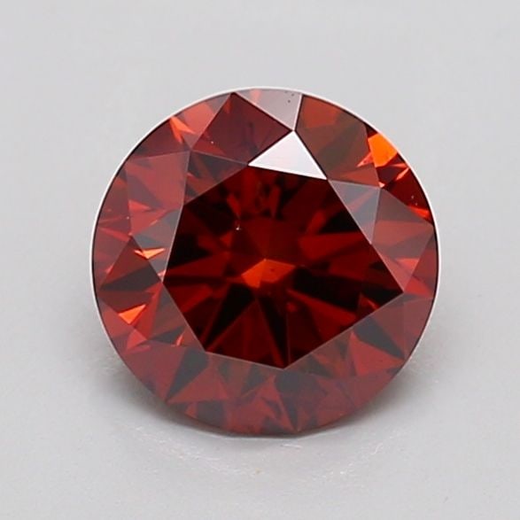 Loose Diamond - ROUND 1.04ct Fancy Deep Orange SI2 (1 of 1)