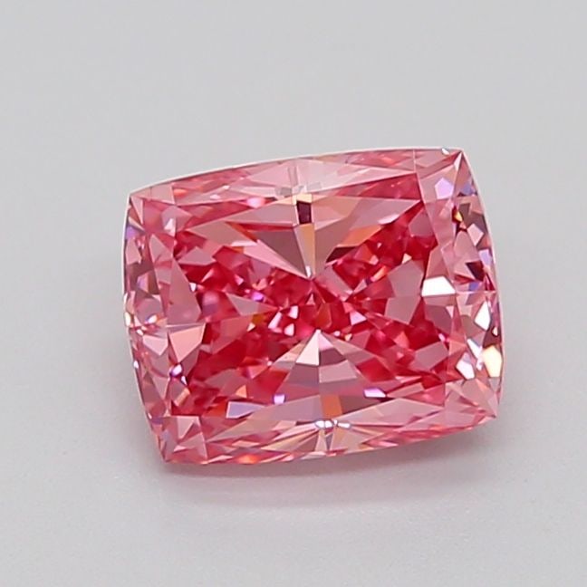 Loose Diamond - CUSHION MODIFIED 2.01ct Fancy Intense Reddish Pink VS1: Loose Diamond - CUSHION MODIFIED 2.01ct Fancy Intense Reddish Pink VS1 Source: This is a real non-mined Diamond that has been grown in a lab Shape: CUSHION MODIFIED Carats: 2.01 Color: Fancy Intense R