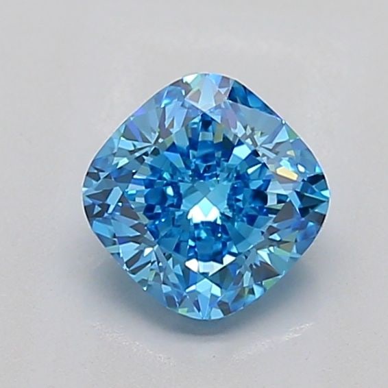 Loose Diamond - CUSHION MODIFIED 1.51ct Fancy Intense Blue VS1: Loose Diamond - CUSHION MODIFIED 1.51ct Fancy Intense Blue VS1 Source: This is a real non-mined Diamond that has been grown in a lab Shape: CUSHION MODIFIED Carats: 1.51 Color: Fancy Intense Blue Cert