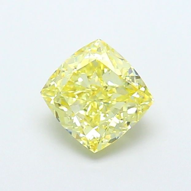 Loose Diamond - CUSHION MODIFIED 1.77ct Fancy Intense Yellow VS1: Loose Diamond - CUSHION MODIFIED 1.77ct Fancy Intense Yellow VS1 Source: This is a real non-mined Diamond that has been grown in a lab Shape: CUSHION MODIFIED Carats: 1.77 Color: Fancy Intense Yellow 
