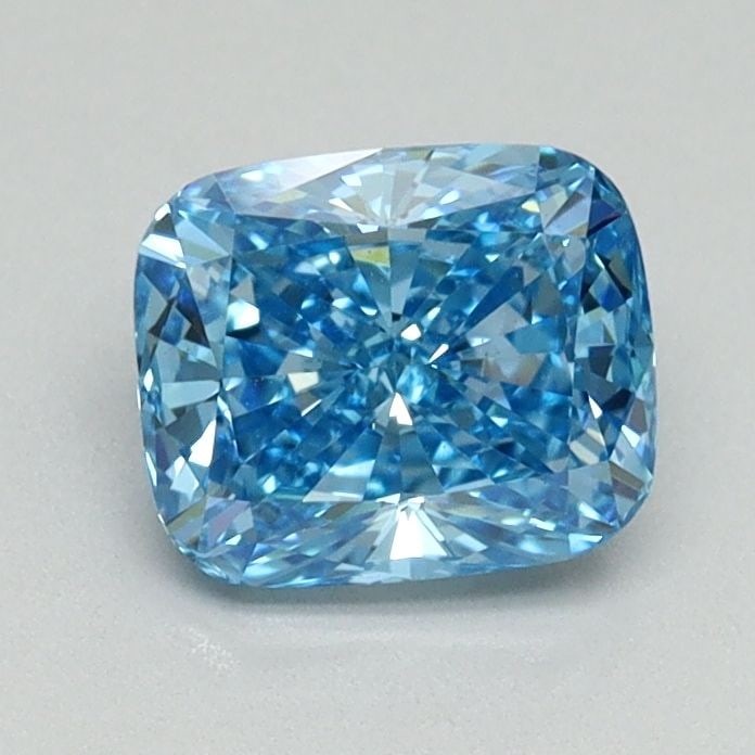 Loose Diamond - CUSHION BRILLIANT 1.0ct Fancy Vivid Blue VS1: Loose Diamond - CUSHION BRILLIANT 1.0ct Fancy Vivid Blue VS1 Source: This is a real non-mined Diamond that has been grown in a lab Shape: CUSHION BRILLIANT Carats: 1.0 Color: Fancy Vivid Blue Certific