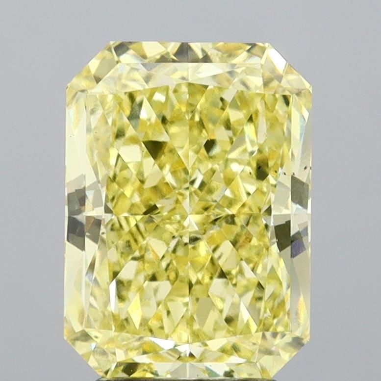 Loose Diamond - RADIANT 4.02ct Fancy Intense Yellow VS2: Loose Diamond - RADIANT 4.02ct Fancy Intense Yellow VS2 Source: This is a real non-mined Diamond that has been grown in a lab Shape: RADIANT Carats: 4.02 Color: Fancy Intense Yellow Certification: IGI