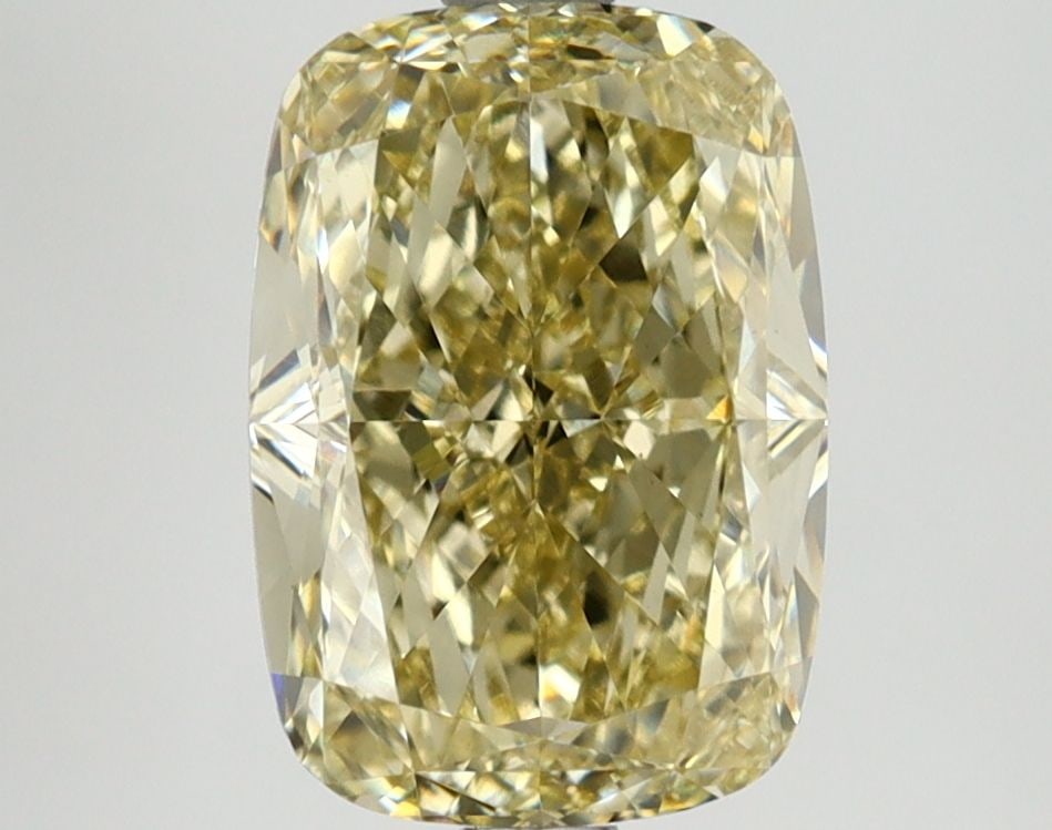 Loose Diamond - CUSHION MODIFIED 3.04ct Fancy Yellow VS1: Loose Diamond - CUSHION MODIFIED 3.04ct Fancy Yellow VS1 Source: This is a real non-mined Diamond that has been grown in a lab Shape: CUSHION MODIFIED Carats: 3.04 Color: Fancy Yellow Certification: I
