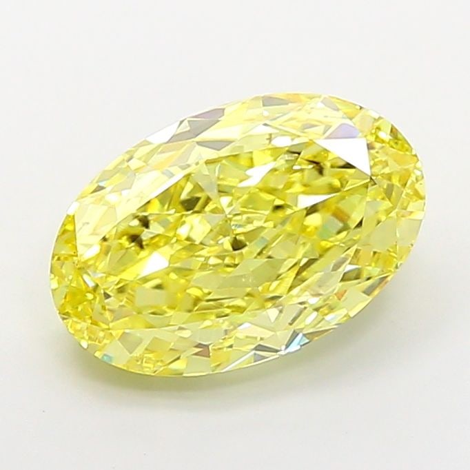 Loose Diamond - OVAL 5.0ct Fancy Intense Yellow VS2: Loose Diamond - OVAL 5.0ct Fancy Intense Yellow VS2 Source: This is a real non-mined Diamond that has been grown in a lab Shape: OVAL Carats: 5.0 Color: Fancy Intense Yellow Certification: IGI Video: