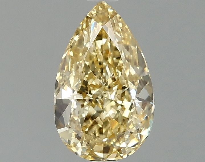 Loose Diamond - PEAR 1.07ct Fancy Intense Yellow VS1: Loose Diamond - PEAR 1.07ct Fancy Intense Yellow VS1 Source: This is a real non-mined Diamond that has been grown in a lab Shape: PEAR Carats: 1.07 Color: Fancy Intense Yellow Certification: IGI Video