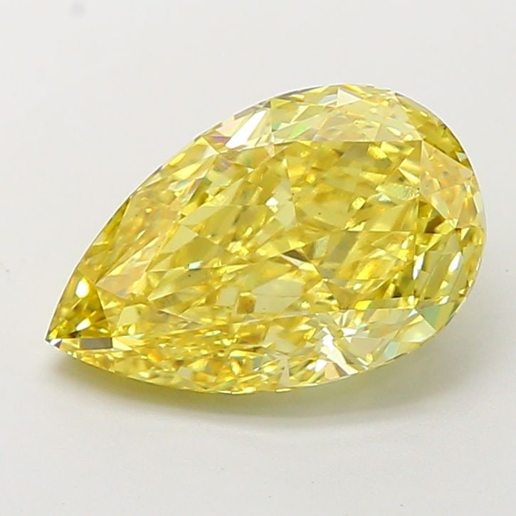 Loose Diamond - PEAR 3.59ct Fancy Vivid Yellow VS1: Loose Diamond - PEAR 3.59ct Fancy Vivid Yellow VS1 Source: This is a real non-mined Diamond that has been grown in a lab Shape: PEAR Carats: 3.59 Color: Fancy Vivid Yellow Certification: IGI Video: