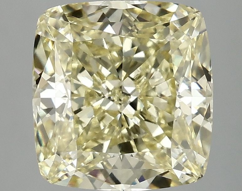Loose Diamond - CUSHION MODIFIED 4.1ct Fancy Intense Yellow VS1: Loose Diamond - CUSHION MODIFIED 4.1ct Fancy Intense Yellow VS1 Source: This is a real non-mined Diamond that has been grown in a lab Shape: CUSHION MODIFIED Carats: 4.1 Color: Fancy Intense Yellow Ce