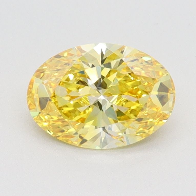 Loose Diamond - OVAL 1.01ct Fancy Vivid Yellow VS1: Loose Diamond - OVAL 1.01ct Fancy Vivid Yellow VS1 Source: This is a real non-mined Diamond that has been grown in a lab Shape: OVAL Carats: 1.01 Color: Fancy Vivid Yellow Certification: IGI Video: