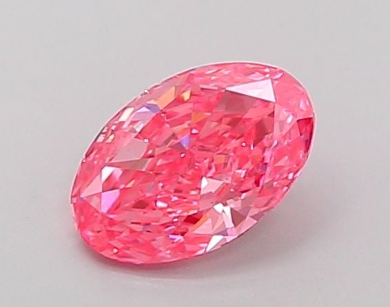 Loose Diamond - OVAL 1.04ct Fancy Vivid Pink VS1: Loose Diamond - OVAL 1.04ct Fancy Vivid Pink VS1 Source: This is a real non-mined Diamond that has been grown in a lab Shape: OVAL Carats: 1.04 Color: Fancy Vivid Pink Certification: IGI Video: