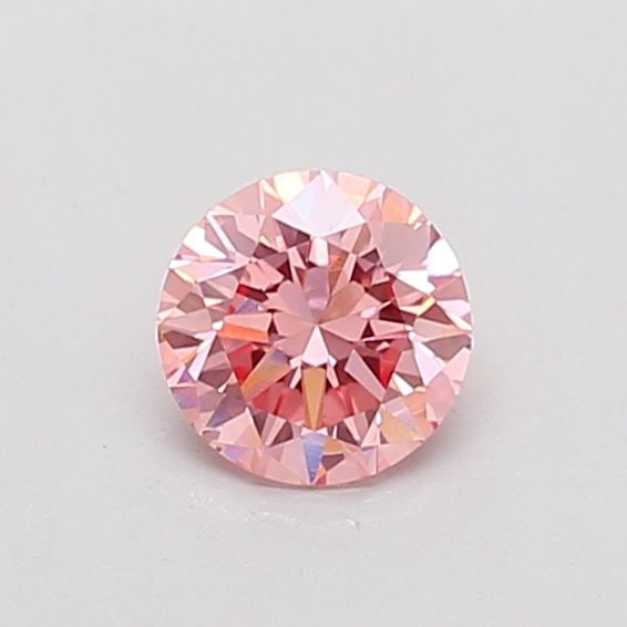 Loose Diamond - ROUND 0.4ct Fancy Vivid Pink VS1: Loose Diamond - ROUND 0.4ct Fancy Vivid Pink VS1 Source: This is a real non-mined Diamond that has been grown in a lab Shape: ROUND Carats: 0.4 Color: Fancy Vivid Pink Certification: NONE The Diamond 