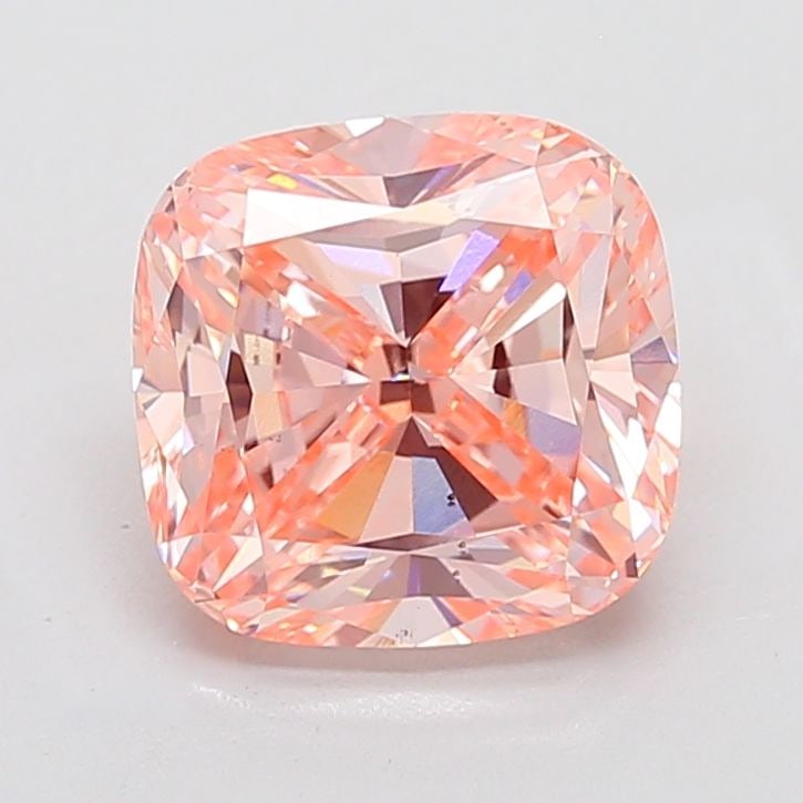 Loose Diamond - CUSHION MODIFIED 5.01ct Fancy Intense Pink VS2: Loose Diamond - CUSHION MODIFIED 5.01ct Fancy Intense Pink VS2 Source: This is a real non-mined Diamond that has been grown in a lab Shape: CUSHION MODIFIED Carats: 5.01 Color: Fancy Intense Pink Cert