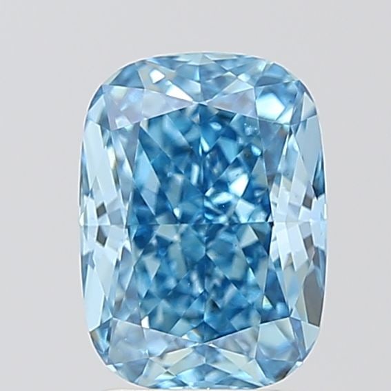 Loose Diamond - CUSHION MODIFIED 2.09ct Fancy Vivid Blue VS1: Loose Diamond - CUSHION MODIFIED 2.09ct Fancy Vivid Blue VS1 Source: This is a real non-mined Diamond that has been grown in a lab Shape: CUSHION MODIFIED Carats: 2.09 Color: Fancy Vivid Blue Certific