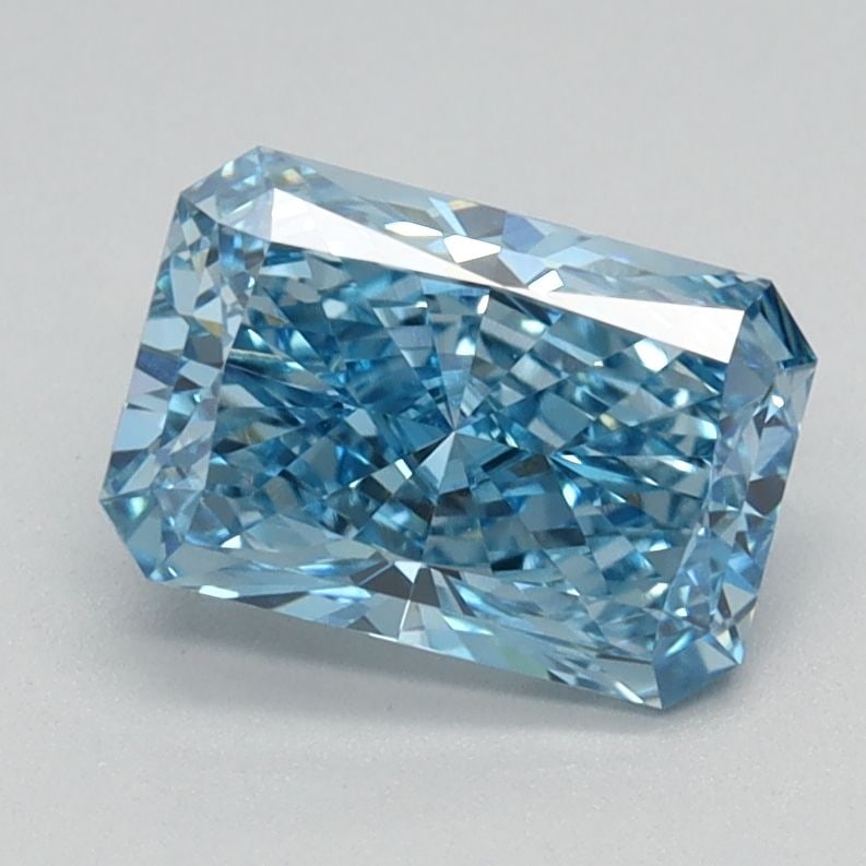 Loose Diamond - RADIANT 1.1ct Fancy Vivid Blue VVS2: Loose Diamond - RADIANT 1.1ct Fancy Vivid Blue VVS2 Source: This is a real non-mined Diamond that has been grown in a lab Shape: RADIANT Carats: 1.1 Color: Fancy Vivid Blue Certification: IGI Video:
