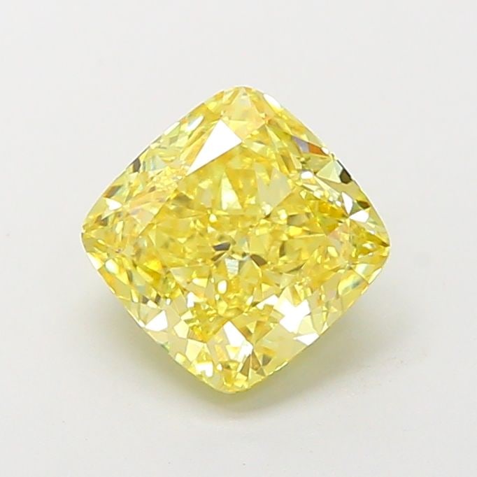 Loose Diamond - CUSHION MODIFIED 3.02ct Fancy Intense Yellow VS1: Loose Diamond - CUSHION MODIFIED 3.02ct Fancy Intense Yellow VS1 Source: This is a real non-mined Diamond that has been grown in a lab Shape: CUSHION MODIFIED Carats: 3.02 Color: Fancy Intense Yellow 