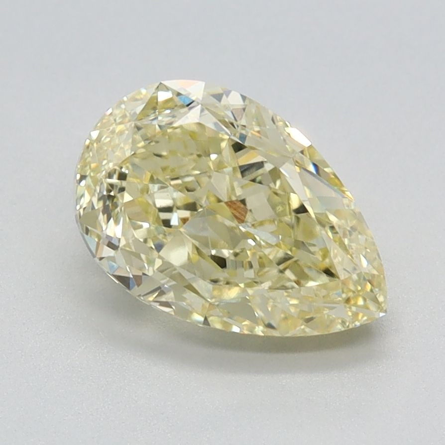Loose Diamond - PEAR 1.65ct Fancy Yellow VVS2: Loose Diamond - PEAR 1.65ct Fancy Yellow VVS2 Source: This is a real non-mined Diamond that has been grown in a lab Shape: PEAR Carats: 1.65 Color: Fancy Yellow Certification: IGI Video:
