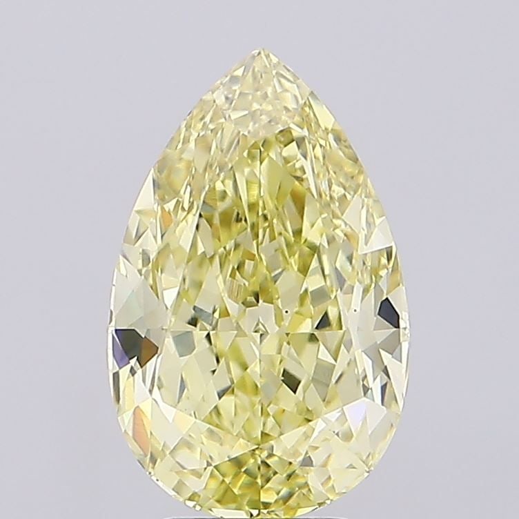 Loose Diamond - PEAR 5.0ct Fancy Yellow VS1: Loose Diamond - PEAR 5.0ct Fancy Yellow VS1 Source: This is a real non-mined Diamond that has been grown in a lab Shape: PEAR Carats: 5.0 Color: Fancy Yellow Certification: IGI Video: