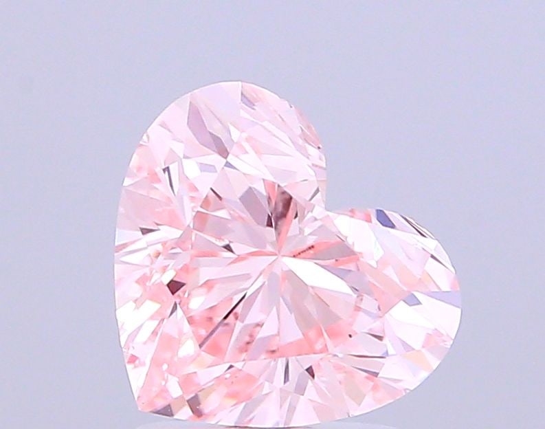 Loose Diamond - HEART 2.04ct Fancy Intense Pink VS1: Loose Diamond - HEART 2.04ct Fancy Intense Pink VS1 Source: This is a real non-mined Diamond that has been grown in a lab Shape: HEART Carats: 2.04 Color: Fancy Intense Pink Certification: IGI Video: