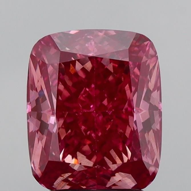 Loose Diamond - CUSHION MODIFIED 3.08ct Fancy Vivid Pink VS1: Loose Diamond - CUSHION MODIFIED 3.08ct Fancy Vivid Pink VS1 Source: This is a real non-mined Diamond that has been grown in a lab Shape: CUSHION MODIFIED Carats: 3.08 Color: Fancy Vivid Pink Certific