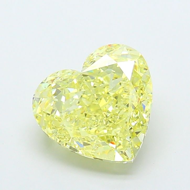 Loose Diamond - HEART 6.06ct Fancy Intense Yellow VVS2: Loose Diamond - HEART 6.06ct Fancy Intense Yellow VVS2 Source: This is a real non-mined Diamond that has been grown in a lab Shape: HEART Carats: 6.06 Color: Fancy Intense Yellow Certification: IGI Vi