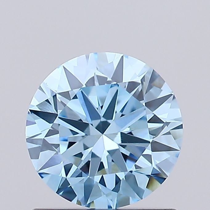 Loose Diamond - ROUND 0.77ct Fancy Vivid Blue VVS2: Loose Diamond - ROUND 0.77ct Fancy Vivid Blue VVS2 Source: This is a real non-mined Diamond that has been grown in a lab Shape: ROUND Carats: 0.77 Color: Fancy Vivid Blue Certification: IGI Video: