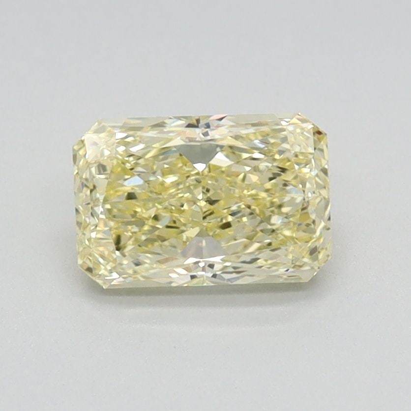 Loose Diamond - RADIANT 0.76ct Fancy Intense Yellow VVS2: Loose Diamond - RADIANT 0.76ct Fancy Intense Yellow VVS2 Source: This is a real non-mined Diamond that has been grown in a lab Shape: RADIANT Carats: 0.76 Color: Fancy Intense Yellow Certification: IG