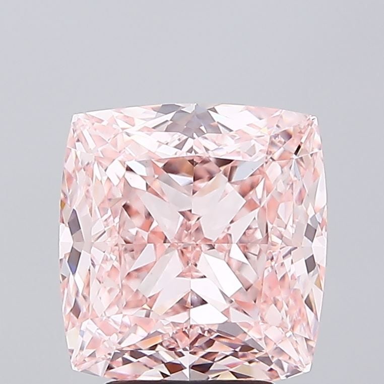 Loose Diamond - CUSHION MODIFIED 4.42ct Fancy Intense Pink VVS2: Loose Diamond - CUSHION MODIFIED 4.42ct Fancy Intense Pink VVS2 Source: This is a real non-mined Diamond that has been grown in a lab Shape: CUSHION MODIFIED Carats: 4.42 Color: Fancy Intense Pink Cer