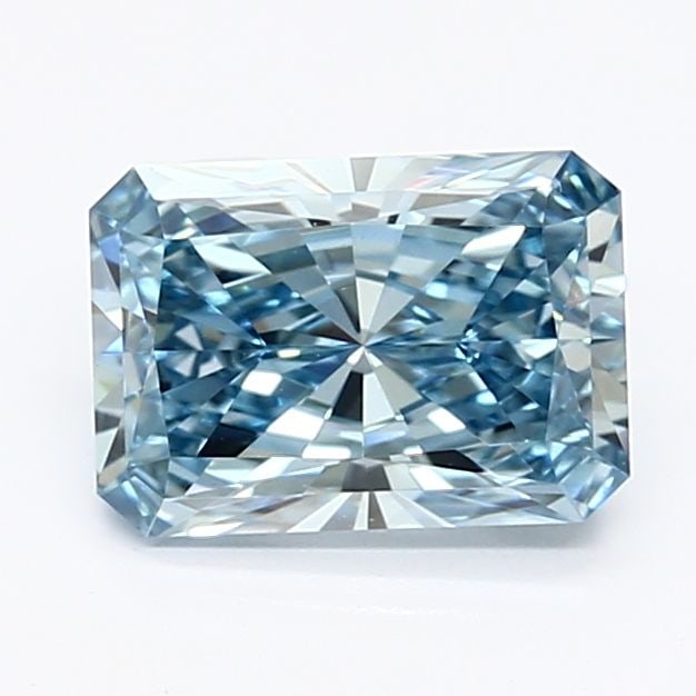 Loose Diamond - RADIANT 1.22ct Fancy Vivid Blue VS1: Loose Diamond - RADIANT 1.22ct Fancy Vivid Blue VS1 Source: This is a real non-mined Diamond that has been grown in a lab Shape: RADIANT Carats: 1.22 Color: Fancy Vivid Blue Certification: IGI Video: