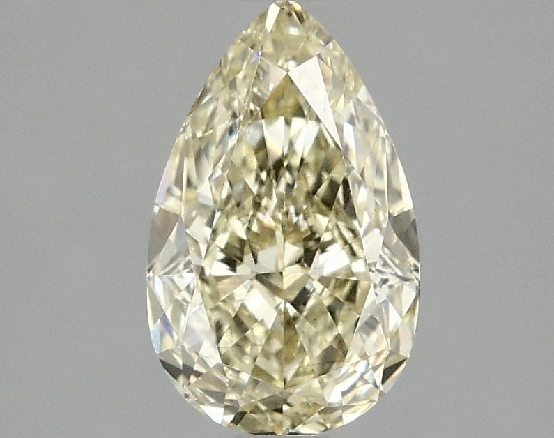 Loose Diamond - PEAR 1.59ct Fancy Intense Yellow VS2: Loose Diamond - PEAR 1.59ct Fancy Intense Yellow VS2 Source: This is a real non-mined Diamond that has been grown in a lab Shape: PEAR Carats: 1.59 Color: Fancy Intense Yellow Certification: IGI Video