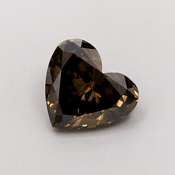 Loose Diamond - HEART 1.09ct Fancy Greenish Black VS1: Loose Diamond - HEART 1.09ct Fancy Greenish Black VS1 Source: This is a real non-mined Diamond that has been grown in a lab Shape: HEART Carats: 1.09 Color: Fancy Greenish Black Certification: NONE Vi
