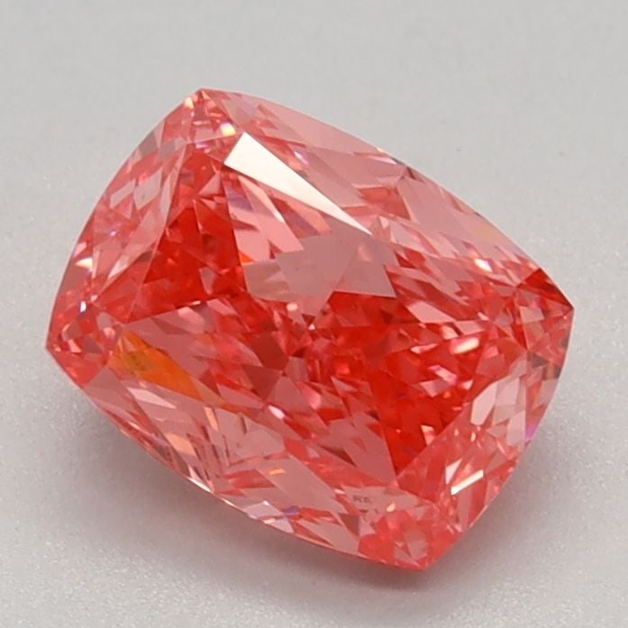 Loose Diamond - CUSHION MODIFIED 1.1ct Fancy Vivid Pink VVS2: Loose Diamond - CUSHION MODIFIED 1.1ct Fancy Vivid Pink VVS2 Source: This is a real non-mined Diamond that has been grown in a lab Shape: CUSHION MODIFIED Carats: 1.1 Color: Fancy Vivid Pink Certifica