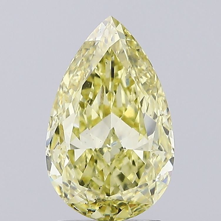Loose Diamond - PEAR 2.5ct Fancy Yellow VS2: Loose Diamond - PEAR 2.5ct Fancy Yellow VS2 Source: This is a real non-mined Diamond that has been grown in a lab Shape: PEAR Carats: 2.5 Color: Fancy Yellow Certification: IGI Video: