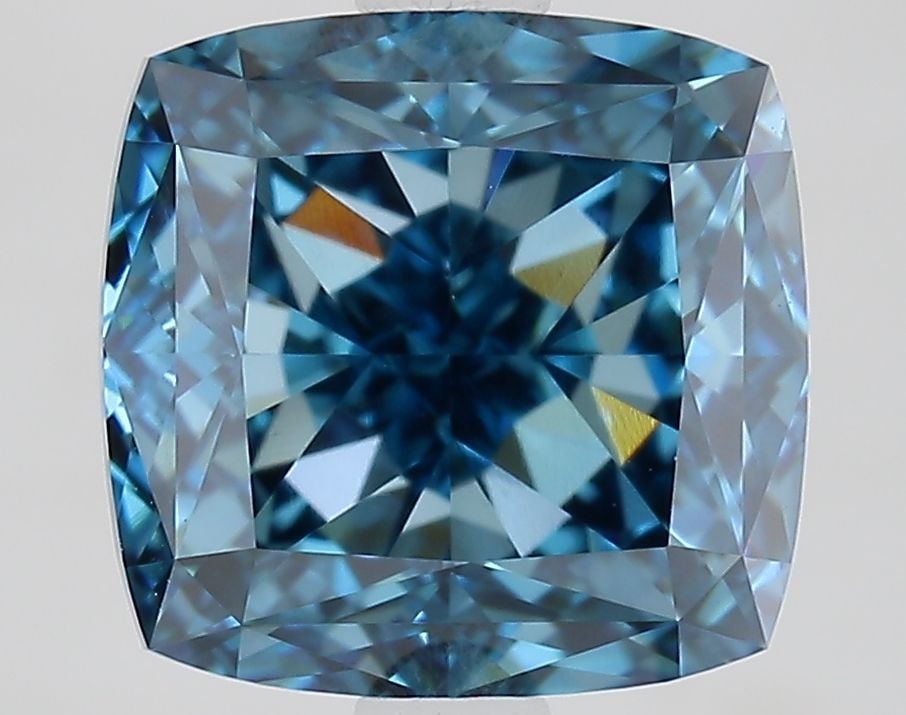Loose Diamond - CUSHION MODIFIED 3.15ct Fancy Vivid Blue VS1: Loose Diamond - CUSHION MODIFIED 3.15ct Fancy Vivid Blue VS1 Source: This is a real non-mined Diamond that has been grown in a lab Shape: CUSHION MODIFIED Carats: 3.15 Color: Fancy Vivid Blue Certific