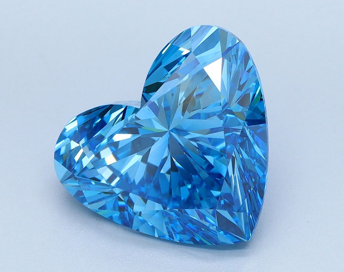 Loose Diamond - HEART 4.04ct Fancy Vivid Blue VVS2 (1 of 1)
