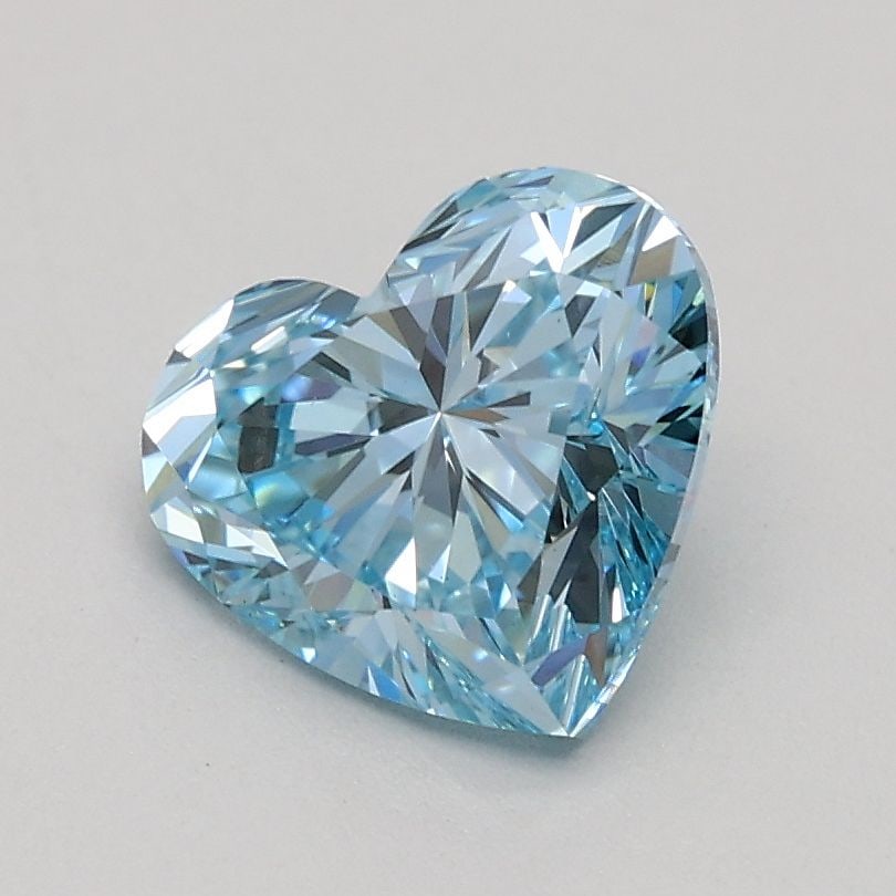 Loose Diamond - HEART 1.01ct Fancy Intense Blue SI1: Loose Diamond - HEART 1.01ct Fancy Intense Blue SI1 Source: This is a real non-mined Diamond that has been grown in a lab Shape: HEART Carats: 1.01 Color: Fancy Intense Blue Certification: IGI Video: