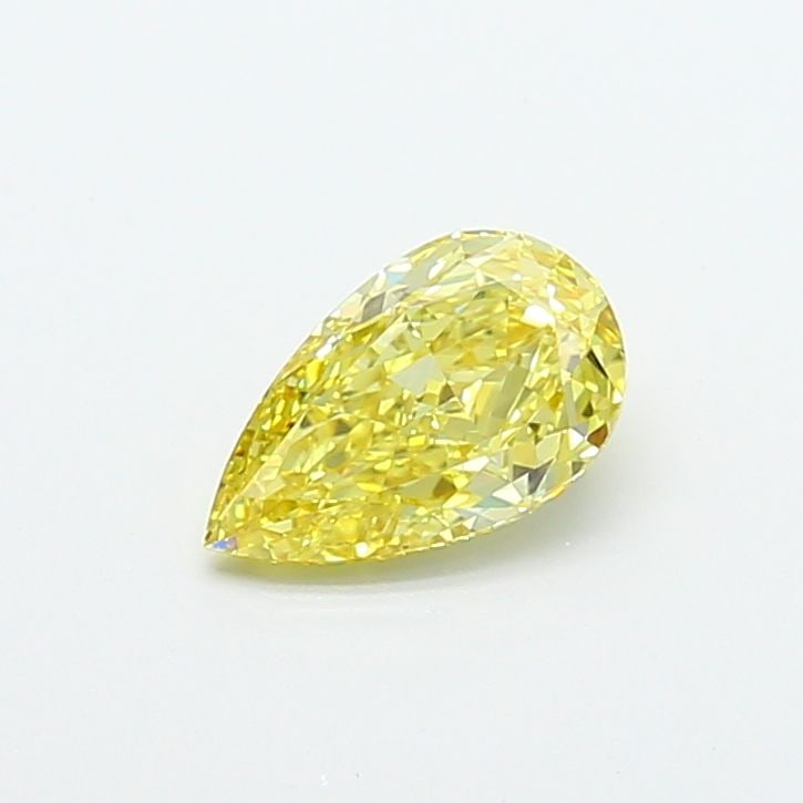 Loose Diamond - PEAR 1.33ct Fancy Intense Yellow VVS1: Loose Diamond - PEAR 1.33ct Fancy Intense Yellow VVS1 Source: This is a real non-mined Diamond that has been grown in a lab Shape: PEAR Carats: 1.33 Color: Fancy Intense Yellow Certification: IGI Vide