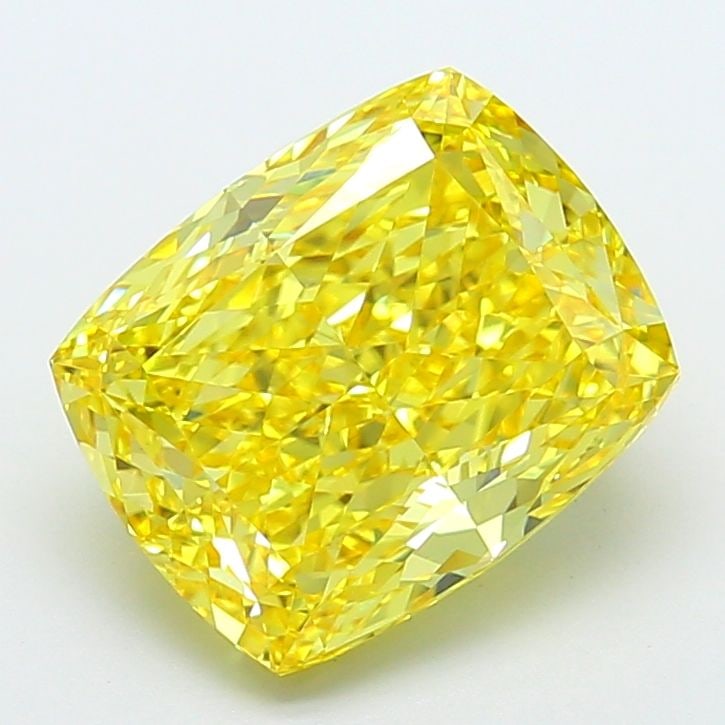 Loose Diamond - CUSHION MODIFIED 6.09ct Fancy Vivid Yellow VS1: Loose Diamond - CUSHION MODIFIED 6.09ct Fancy Vivid Yellow VS1 Source: This is a real non-mined Diamond that has been grown in a lab Shape: CUSHION MODIFIED Carats: 6.09 Color: Fancy Vivid Yellow Cert