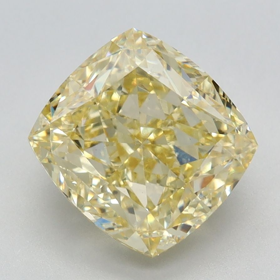 Loose Diamond - CUSHION MODIFIED 3.04ct Fancy Intense Yellow VS1: Loose Diamond - CUSHION MODIFIED 3.04ct Fancy Intense Yellow VS1 Source: This is a real non-mined Diamond that has been grown in a lab Shape: CUSHION MODIFIED Carats: 3.04 Color: Fancy Intense Yellow 