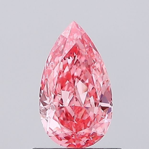 Loose Diamond - PEAR 0.7ct Fancy Intense Pink VS1: Loose Diamond - PEAR 0.7ct Fancy Intense Pink VS1 Source: This is a real non-mined Diamond that has been grown in a lab Shape: PEAR Carats: 0.7 Color: Fancy Intense Pink Certification: NONE Video: