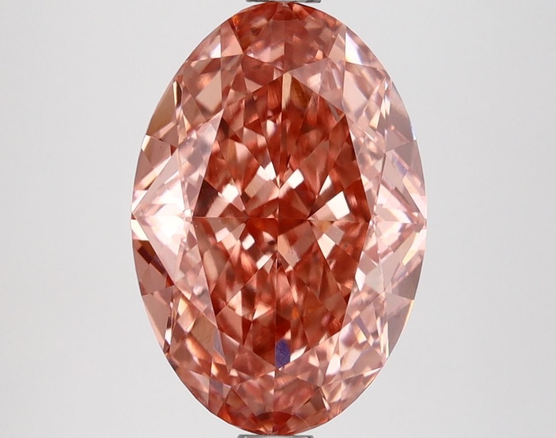 Loose Diamond - OVAL 3.89ct Fancy Vivid Pink VVS2: Loose Diamond - OVAL 3.89ct Fancy Vivid Pink VVS2 Source: This is a real non-mined Diamond that has been grown in a lab Shape: OVAL Carats: 3.89 Color: Fancy Vivid Pink Certification: IGI Video: