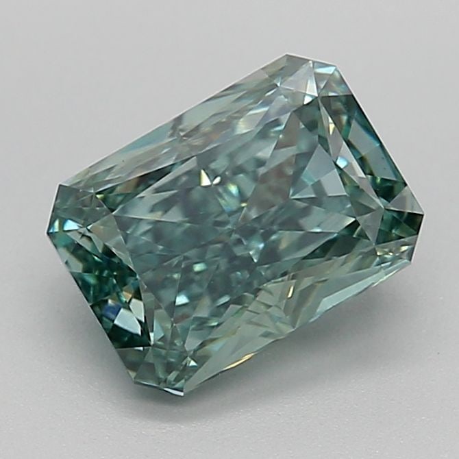 Loose Diamond - RADIANT 1.68ct Fancy Vivid Green VS1 (1 of 1)