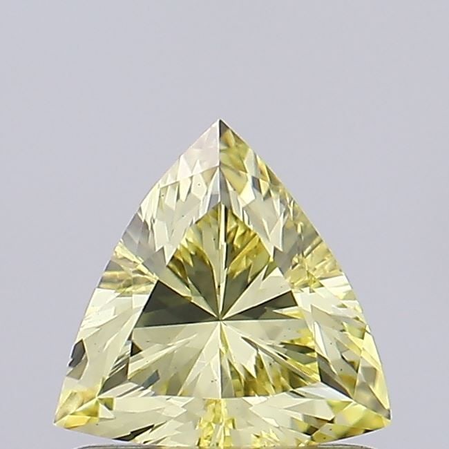 Loose Diamond - TRILLIANT 0.6ct Fancy Intense Yellow VS1: Loose Diamond - TRILLIANT 0.6ct Fancy Intense Yellow VS1 Source: This is a real non-mined Diamond that has been grown in a lab Shape: TRILLIANT Carats: 0.6 Color: Fancy Intense Yellow Certification: N