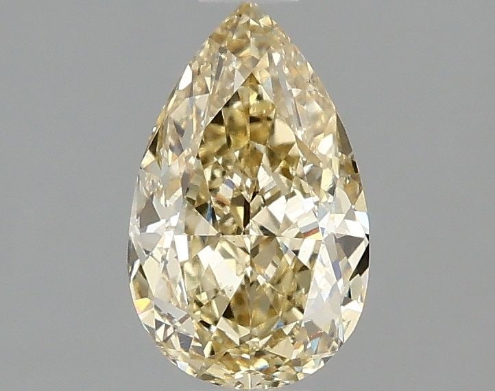 Loose Diamond - PEAR 1.08ct Fancy Intense Yellow VS1: Loose Diamond - PEAR 1.08ct Fancy Intense Yellow VS1 Source: This is a real non-mined Diamond that has been grown in a lab Shape: PEAR Carats: 1.08 Color: Fancy Intense Yellow Certification: IGI Video