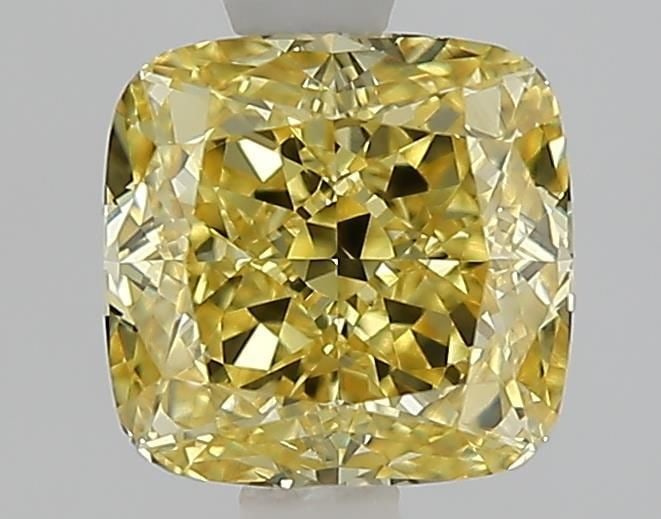 Loose Diamond - CUSHION MODIFIED 1.6ct Fancy Intense Yellow VVS2: Loose Diamond - CUSHION MODIFIED 1.6ct Fancy Intense Yellow VVS2 Source: This is a real non-mined Diamond that has been grown in a lab Shape: CUSHION MODIFIED Carats: 1.6 Color: Fancy Intense Yellow C