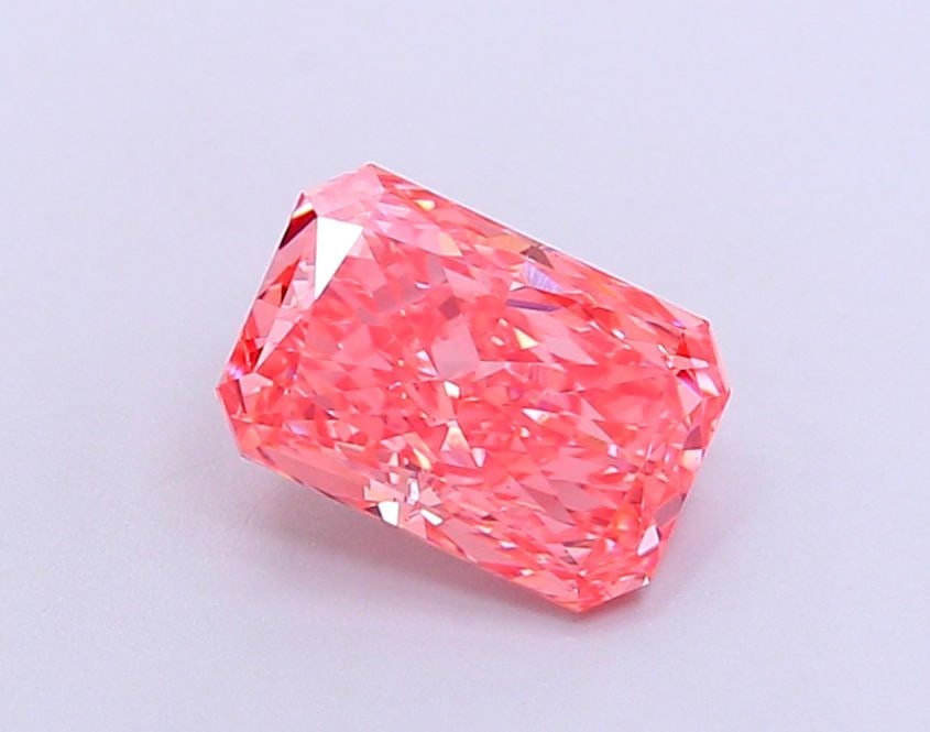 Loose Diamond - RADIANT 1.52ct Fancy Vivid Orangey Pink VS2 (1 of 1)