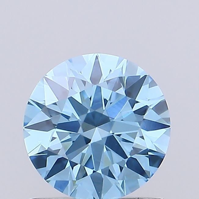 Ideal Loose Diamond - ROUND 0.58ct Fancy Vivid Blue VVS2 (1 of 1)