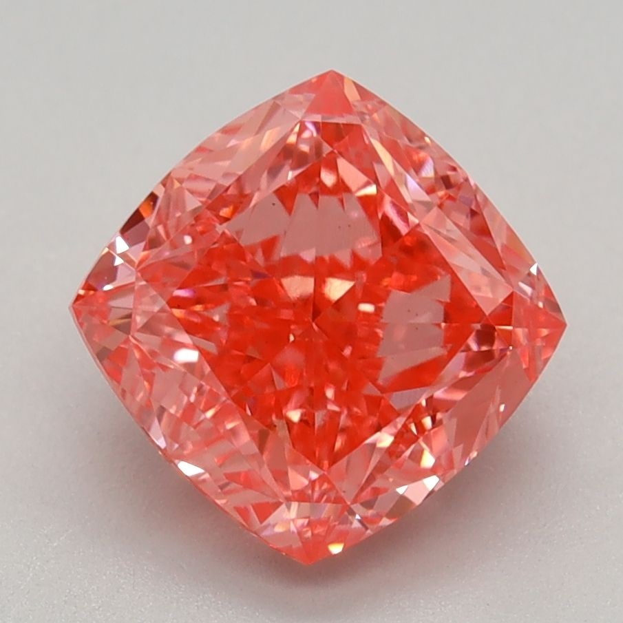 Loose Diamond - CUSHION BRILLIANT 1.69ct Fancy Vivid Pink VS1: Loose Diamond - CUSHION BRILLIANT 1.69ct Fancy Vivid Pink VS1 Source: This is a real non-mined Diamond that has been grown in a lab Shape: CUSHION BRILLIANT Carats: 1.69 Color: Fancy Vivid Pink Certif