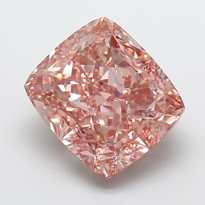 Loose Diamond - CUSHION MODIFIED 4.37ct Fancy Intense Brownish Pink VS1: Loose Diamond - CUSHION MODIFIED 4.37ct Fancy Intense Brownish Pink VS1 Source: This is a real non-mined Diamond that has been grown in a lab Shape: CUSHION MODIFIED Carats: 4.37 Color: Fancy Intense 
