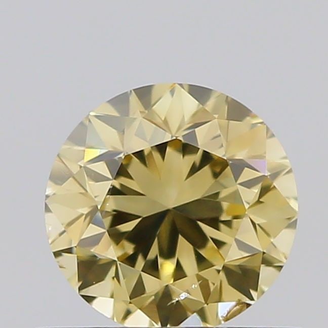 Loose Diamond - ROUND 0.56ct Fancy Brownish Yellow SI2: Loose Diamond - ROUND 0.56ct Fancy Brownish Yellow SI2 Source: Natural Shape: ROUND Carats: 0.56 Color: Fancy Brownish Yellow Certification: GIA Video: